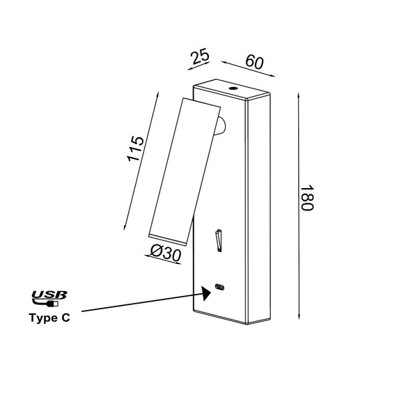 Настенный светильний TARIFA II 8500 MANTRA, фото , изображение 2