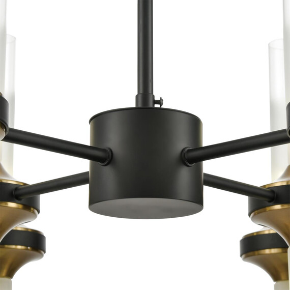 8112/24 NEOCLASSI LN25 26 черный/бронза/прозрачный, металл/стекло Люстра потолочная G9 24*30W 220V TAMARESA, фото , изображение 3