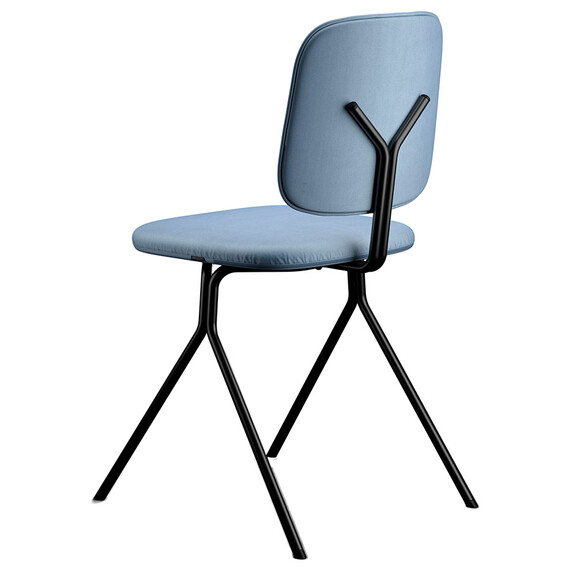 Стул ror, y, велюр, черный/голубой/желтый Latitude RORCHYBKVLRBLYEL, фото , изображение 3