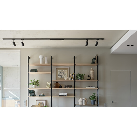 Трековый однофазный светильник 4000K 12Вт 110° Maytoni Basis Unity TR000-1-12W4K-B, фото , изображение 10