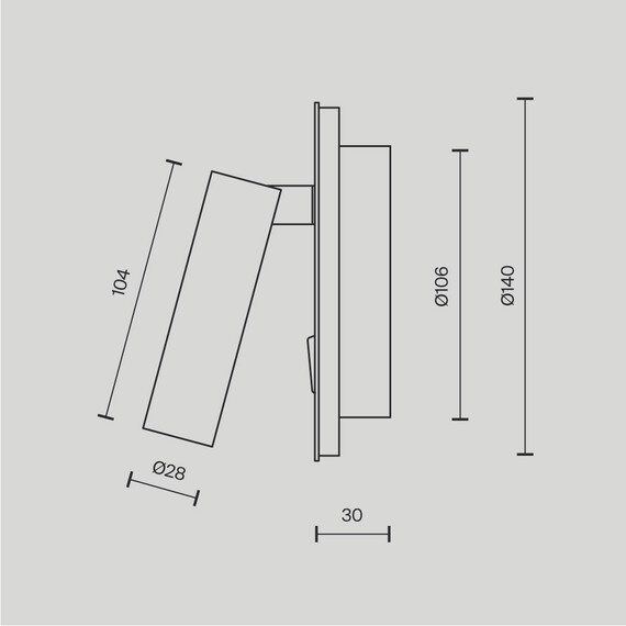 Настенный светильник (бра) Technical C176-WL-01-6W-MG, фото , изображение 11