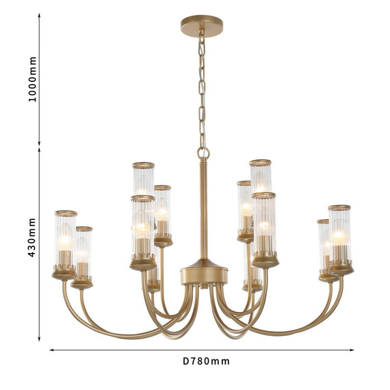 Подвесная люстра Favourite Mollis 2692-12P, фото , изображение 3