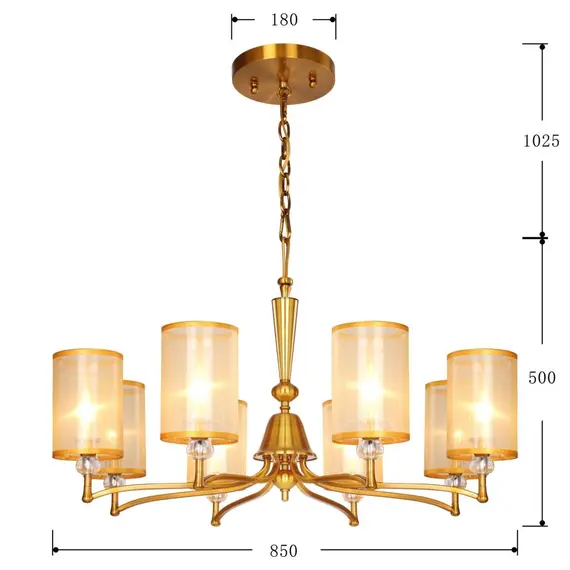 Подвесная люстра Favourite Laguna 2697-8P, фото , изображение 3