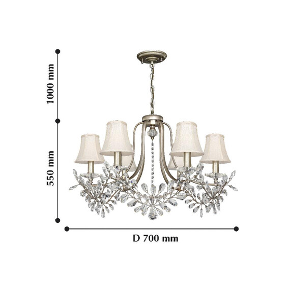 Подвесная люстра Favourite Glory 2171-6P, фото , изображение 4