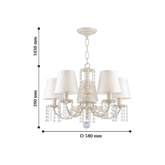 Подвесная люстра F-Promo Poletta 2129-5P, фото , изображение 4