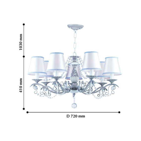 Подвесная люстра F-Promo Elisa 2130-7P, фото , изображение 6
