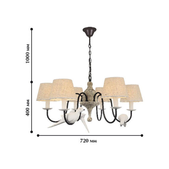 Подвесная люстра Favourite Birds 1594-6P, фото , изображение 2