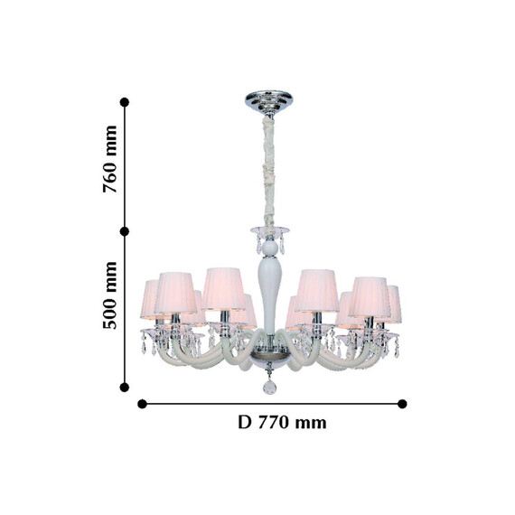Подвесная люстра Favourite Atlanta 2056-10P, фото , изображение 2
