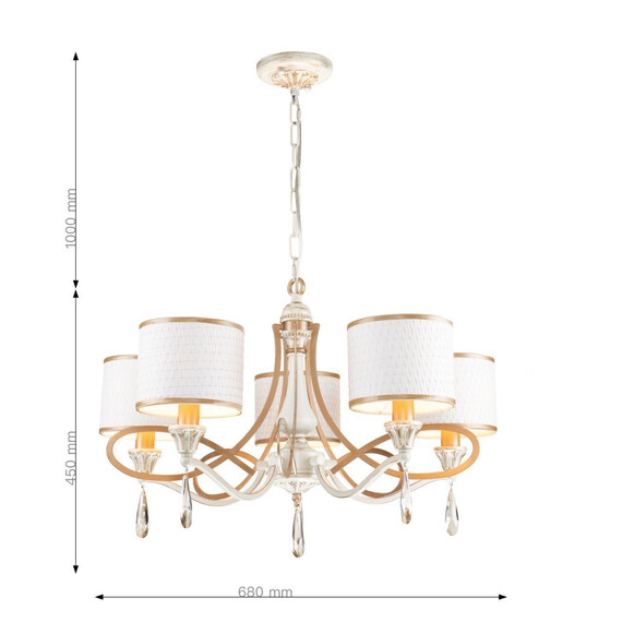 Подвесная люстра Favourite Charlotte 2695-5P, фото , изображение 3