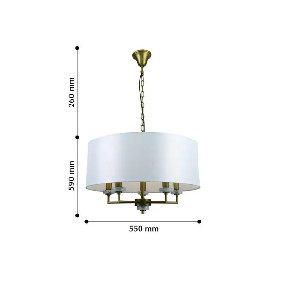 Люстра F-Promo Marbella 2348-5P, фото , изображение 3