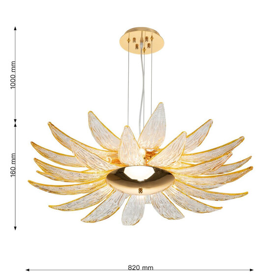 Подвесная люстра Favourite Messier 2879-8P, фото , изображение 3