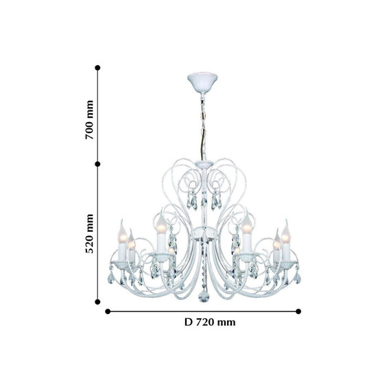 Подвесная люстра F-Promo Versailles 2157-8P, фото , изображение 4