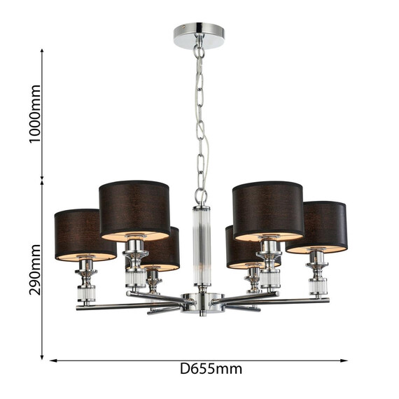 Подвесная люстра Favourite Archetypus 2674-6P, фото , изображение 6