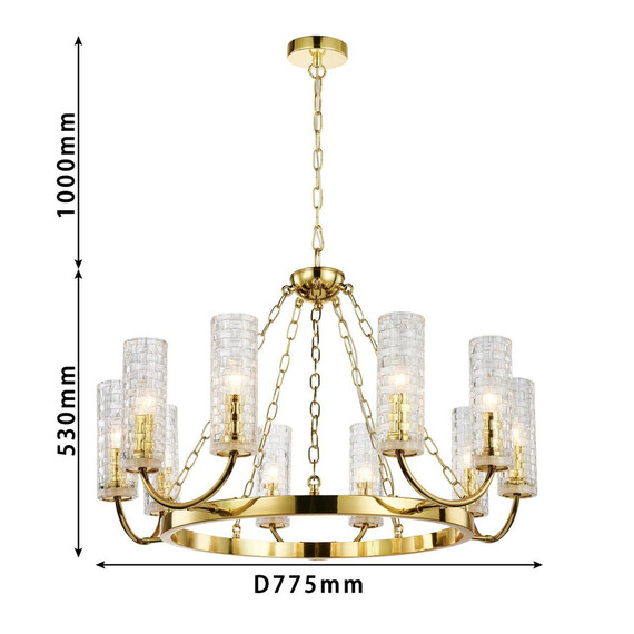 Подвесная люстра Favourite Syreni 2817-10P, фото , изображение 3