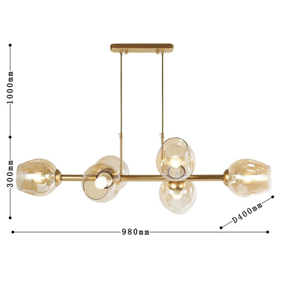 Подвесная люстра Favourite Traube 2362-6P, фото , изображение 3
