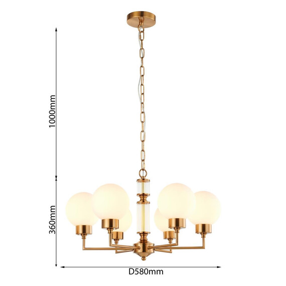 Подвесная люстра Favourite Newfangled 2670-6P, фото , изображение 3