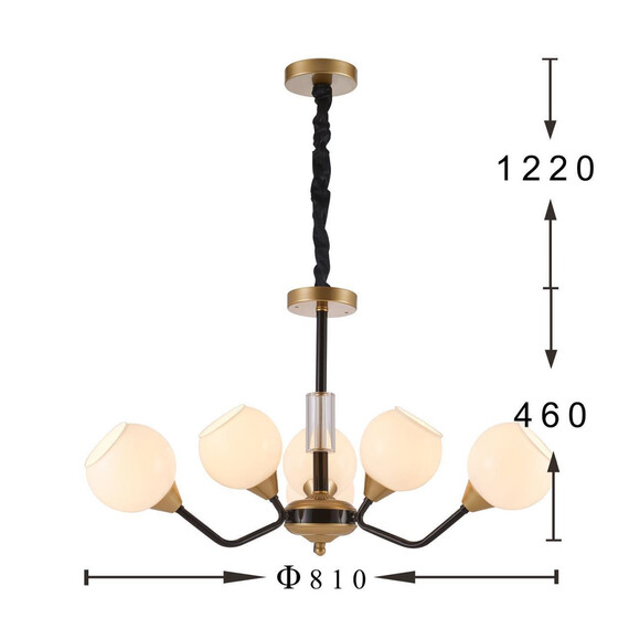 Подвесная люстра Favourite Germen 2550-6P, фото , изображение 3