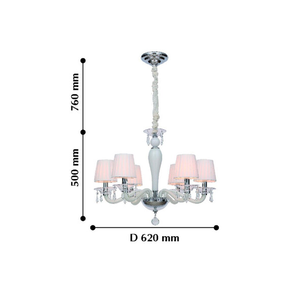 Подвесная люстра Favourite Atlanta 2056-6P, фото , изображение 3