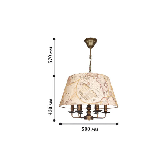 Подвесная люстра Favourite Mappa 1122-6P, фото , изображение 2