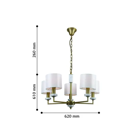 Люстра F-Promo Marbella 2347-5P, фото , изображение 3