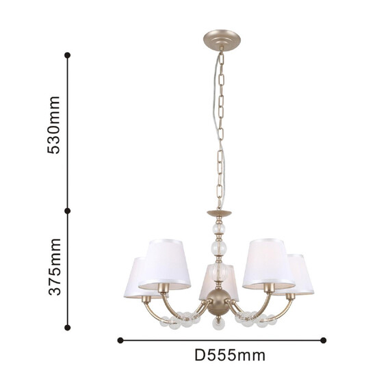 Подвесная люстра F-Promo Utremia 2662-5P, фото , изображение 3