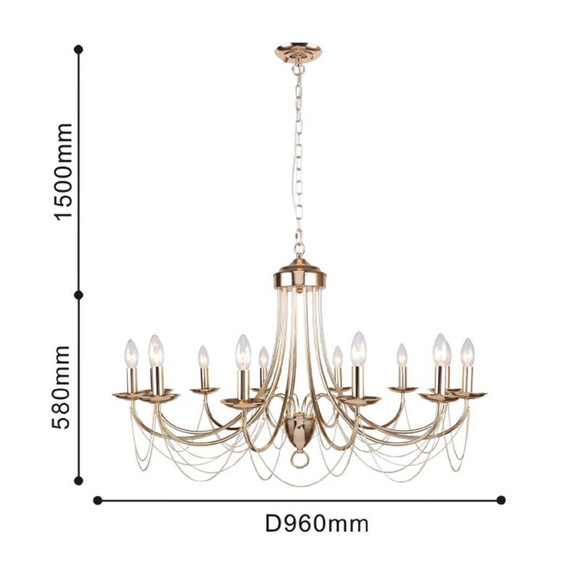 Подвесная люстра F-Promo Plini 2591-12P, фото , изображение 3