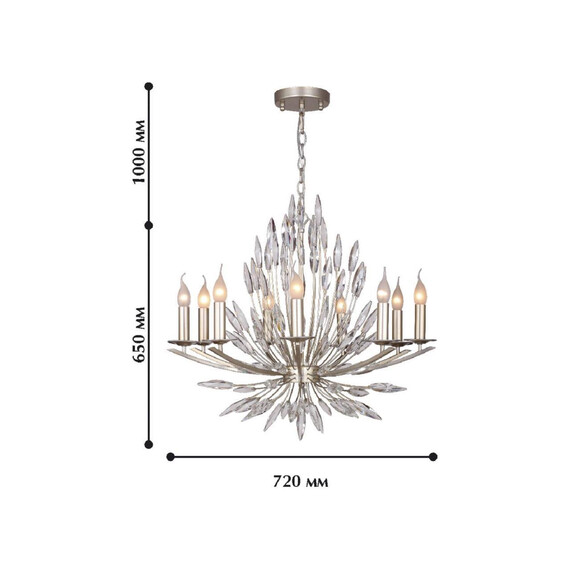 Подвесная люстра Favourite Feerie 1932-9P, фото , изображение 2