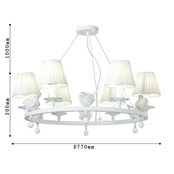 Подвесная люстра Favourite Vogel 1705-6P, фото , изображение 3