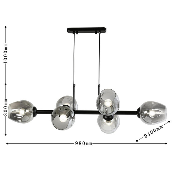 Подвесная люстра Favourite Traube 2361-6P, фото , изображение 3