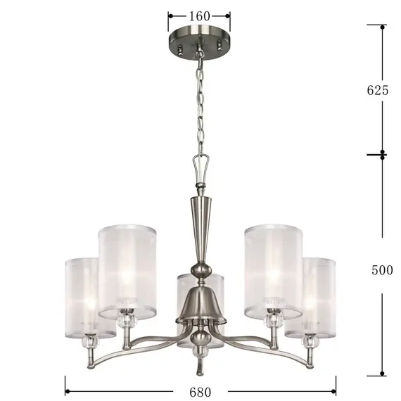 Подвесная люстра Favourite Laguna 2698-5P, фото , изображение 3