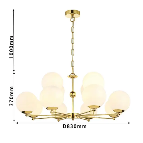 Подвесная люстра Favourite Undine 2811-12P, фото , изображение 3