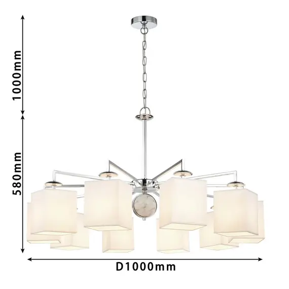 Подвесная люстра Favourite Diva 2821-10P, фото , изображение 3