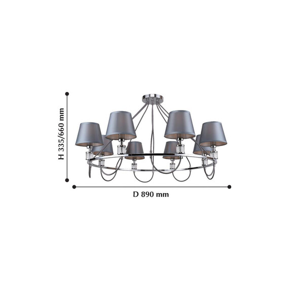 Люстра F-Promo Martina 2193-8P, фото , изображение 2