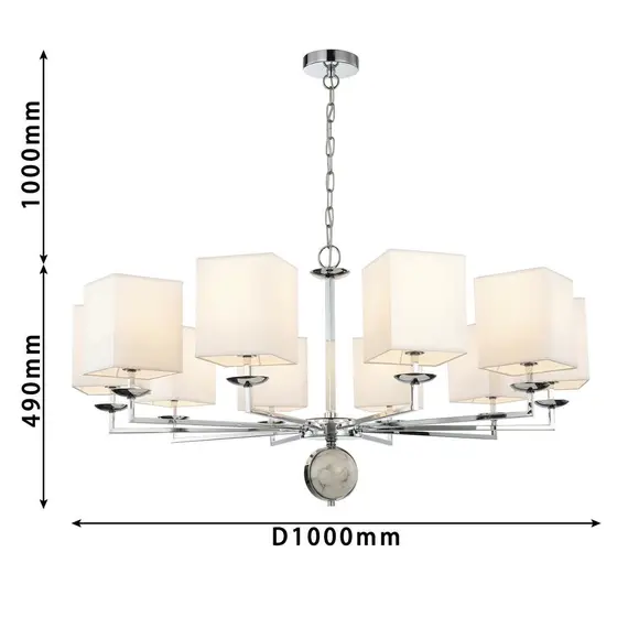 Подвесная люстра Favourite Diva 2821-10P, фото , изображение 4