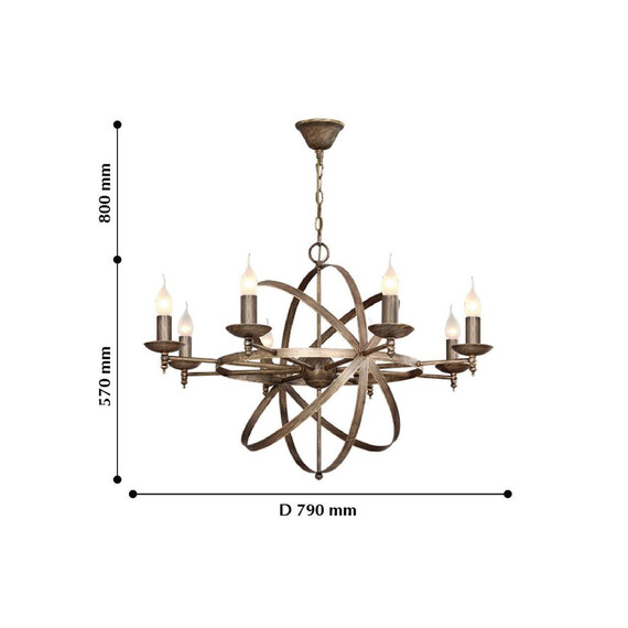 Подвесная люстра F-Promo Uranium 2166-8P, фото , изображение 5