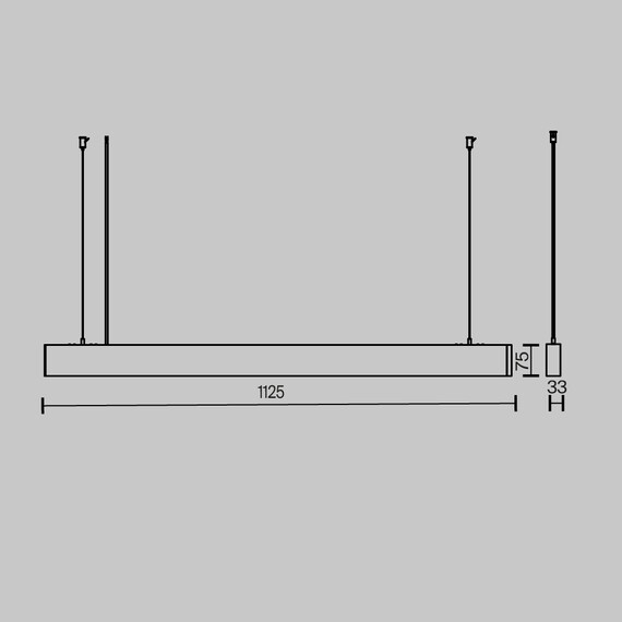 Подвесной светильник Technical P051PL-36W2.7-6K-W, фото , изображение 7