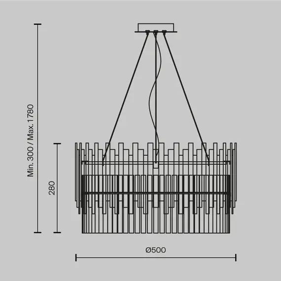 Подвесной светильник Maytoni MOD135PL-06BS, фото , изображение 4