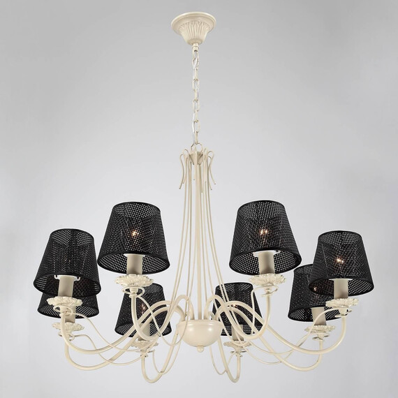 Подвесная люстра Lucia Tucci Bristol 890.8 Ivory, фото 