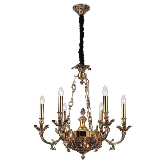 Подвесная люстра Lucia Tucci Firenze 1781.6.2 Antique Gold, фото 