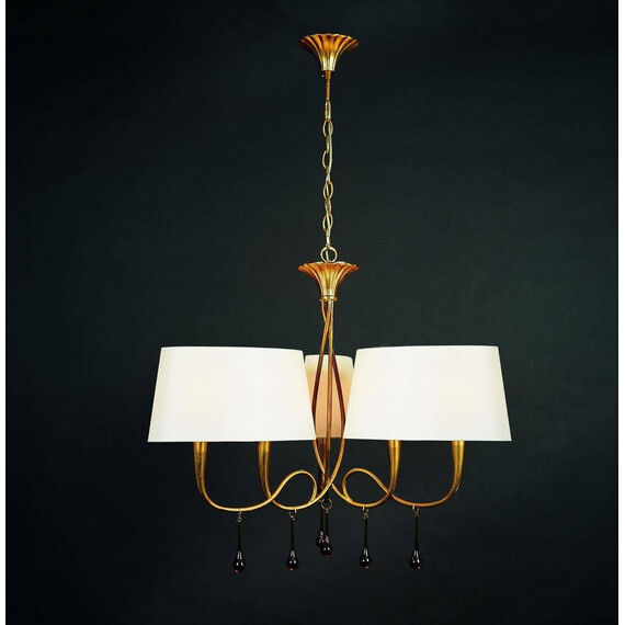Подвесная люстра Mantra Paola Painted Gold 3540, фото 