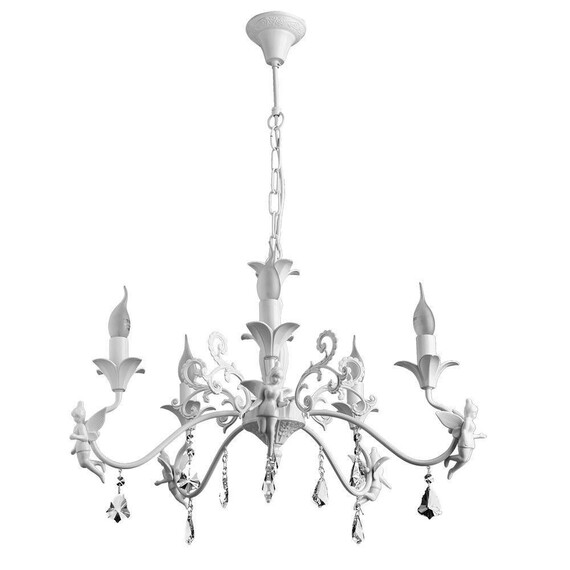 Подвесная люстра Arte Lamp Angelina A5349LM-5WH, фото 