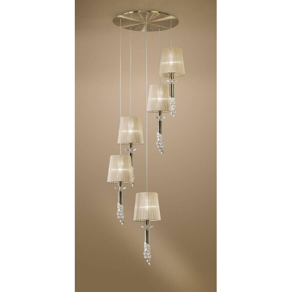 Подвесная люстра Mantra Tiffany Bronze 3877, фото 