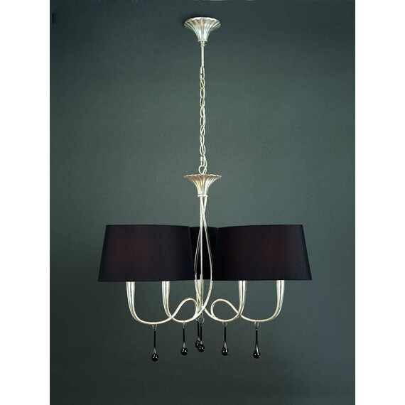 Подвесная люстра Mantra Paola Painted Silver 3530, фото 