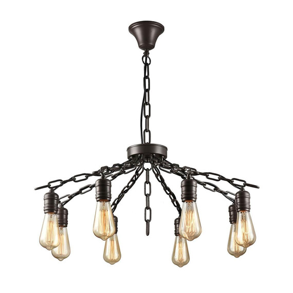 Подвесная люстра Toplight Kristen TL1181H-08BK, фото 