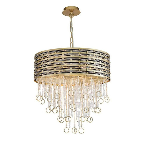 Подвесная люстра Lucia Tucci Perso 4931.6 GoldBlack, фото 