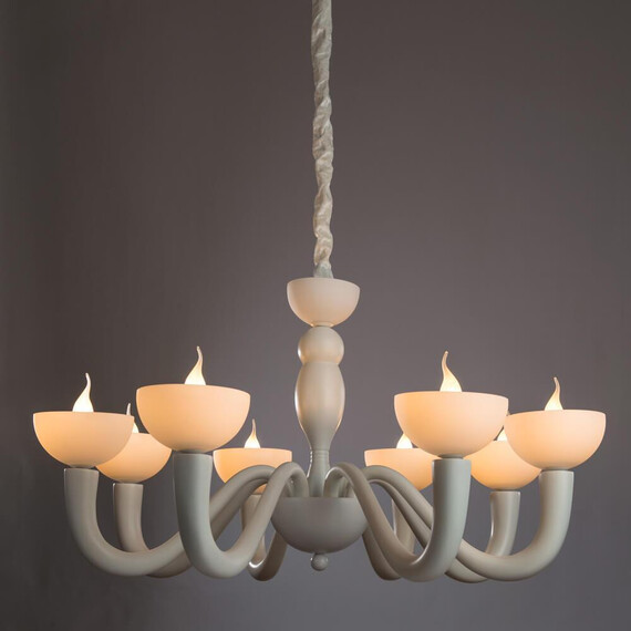 Подвесная люстра Divinare Bianca 7091/01 LM-8, фото , изображение 2