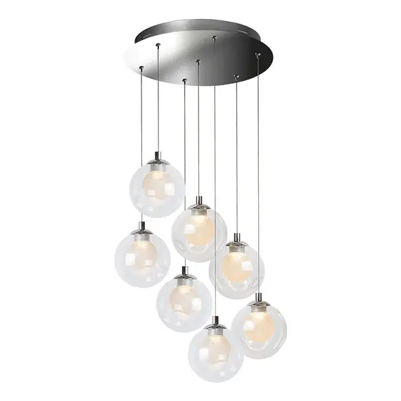 Подвесная светодиодная люстра iLedex Epical C4492-7R CR, фото , изображение 4