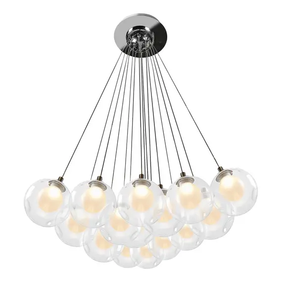 Подвесная светодиодная люстра iLedex Epical C4492-15 CR, фото 