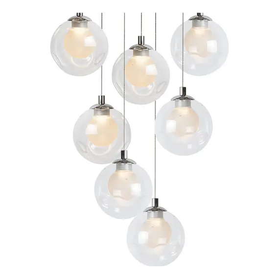 Подвесная светодиодная люстра iLedex Epical C4492-7R CR, фото , изображение 2