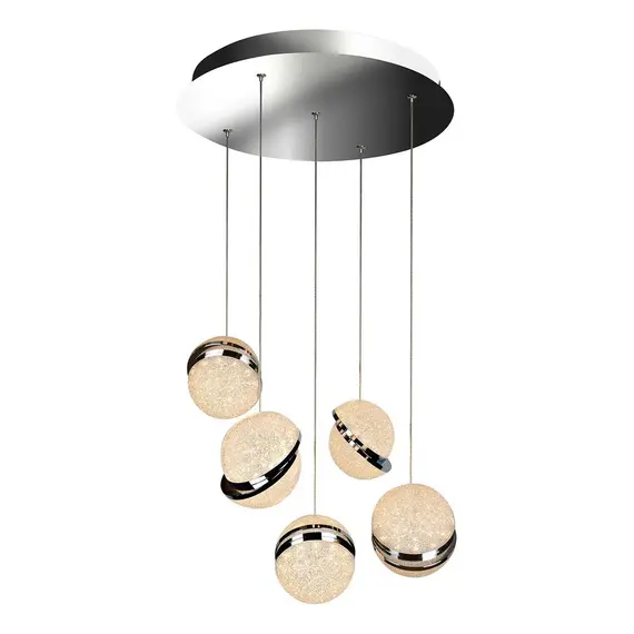 Подвесная светодиодная люстра iLedex CRystal Ball C4474-5R CR, фото 